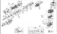 DeWalt DCH614N Rotary Hammer TYPE 2 Spare Parts